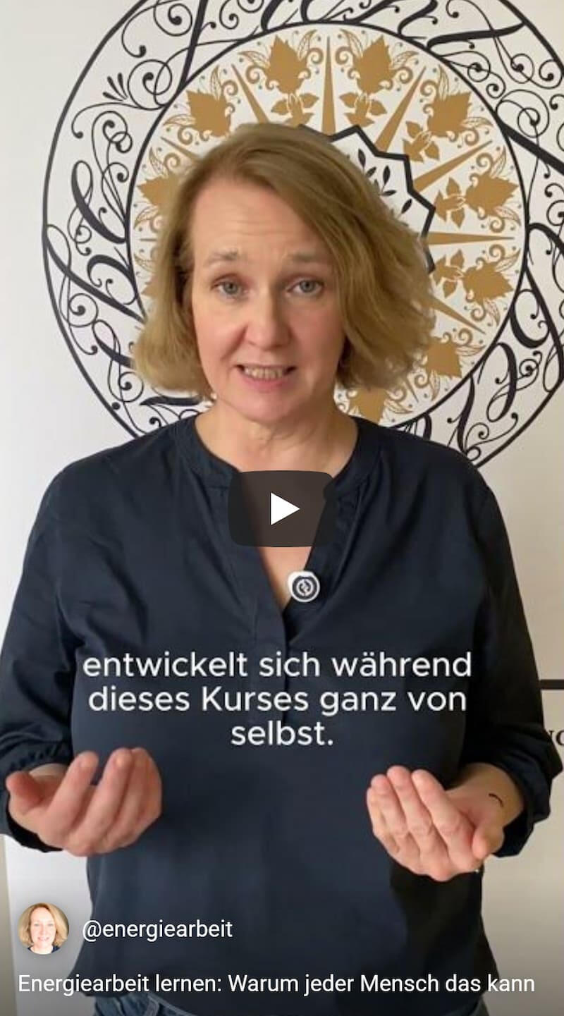 Video: Energiearbeit lernen - warum das jeder Mensch kann Video zu Energiearbeit